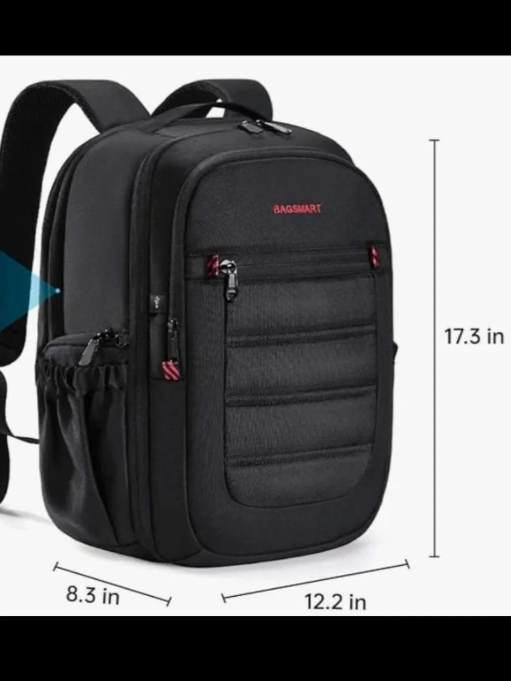 BAGSMART Gray Camera Backpack - Padded Photo & Video Case